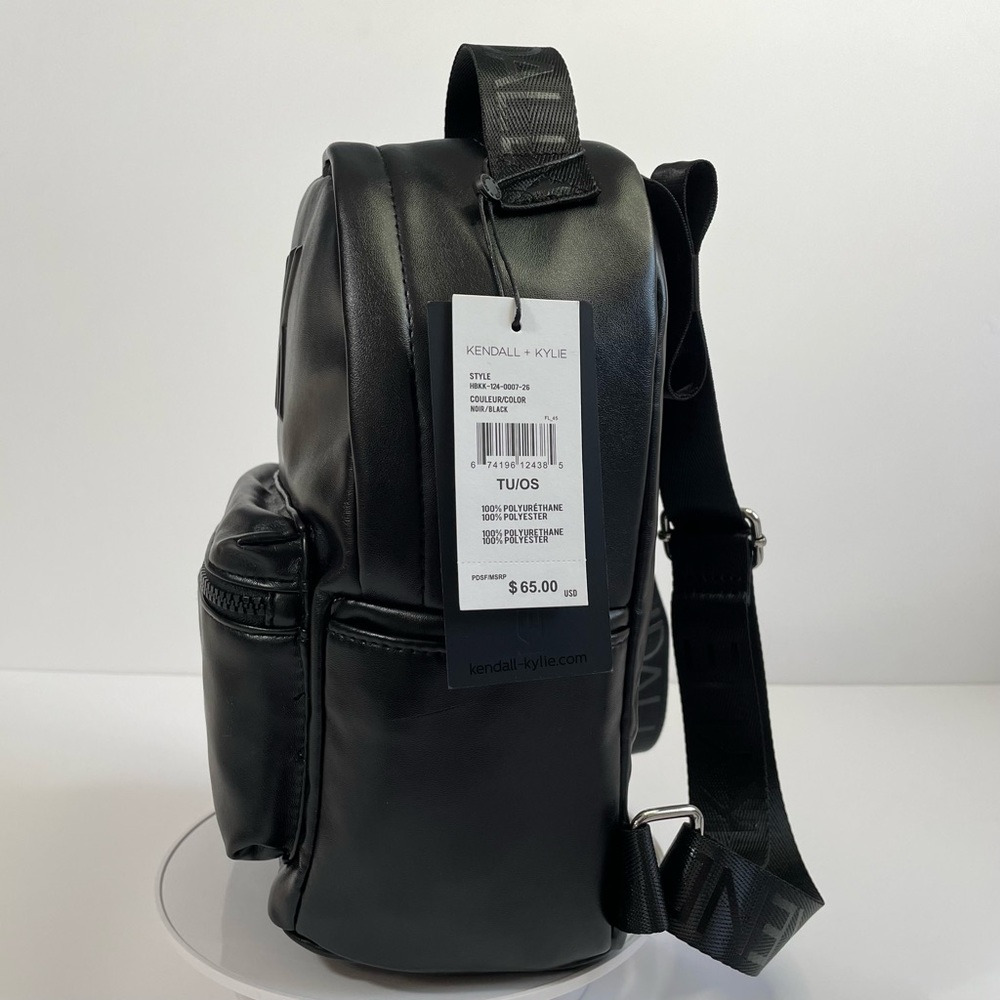 KENDALL & KYLIE SMALL BLACK BACKPACK - Picture 7 of 10
